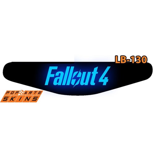 Ps4 Light Bar - Fallout 4 Adesivo Brilhoso