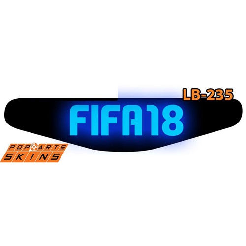 Ps4 Light Bar - Fifa 18 Adesivo Brilhoso