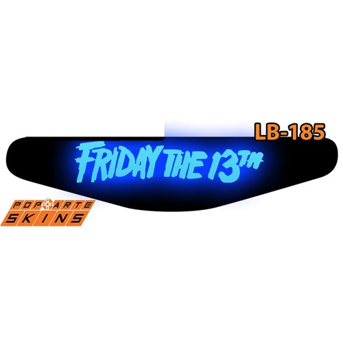 Ps4 Light Bar - Friday The 13th The Game Sexta-Feira 13 Adesivo Brilhoso
