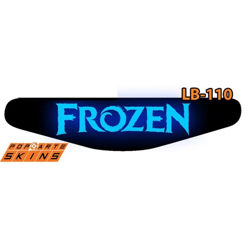 Ps4 Light Bar - Frozen Adesivo Brilhoso