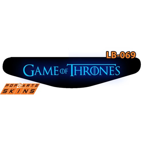 Ps4 Light Bar - Game Of Thrones #A Adesivo Brilhoso