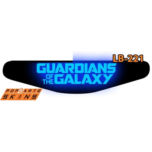 Ps4 Light Bar - Guardiões da Galáxia Vol. 2 Adesivo Brilhoso