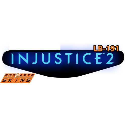 Ps4 Light Bar - Injustice 2 Adesivo Brilhoso