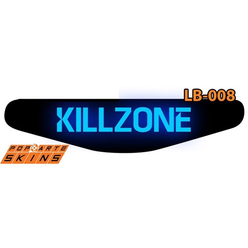 Ps4 Light Bar - Killzone Shadow Fall Adesivo Brilhoso
