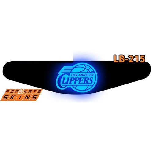Ps4 Light Bar - Los Angeles Clippers - NBA Adesivo Brilhoso