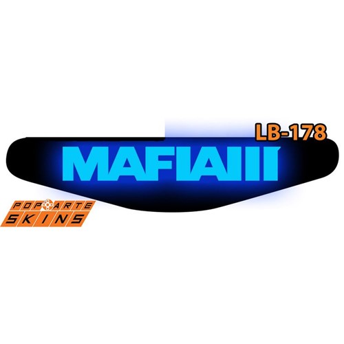 Ps4 Light Bar - Mafia 3 Adesivo Brilhoso