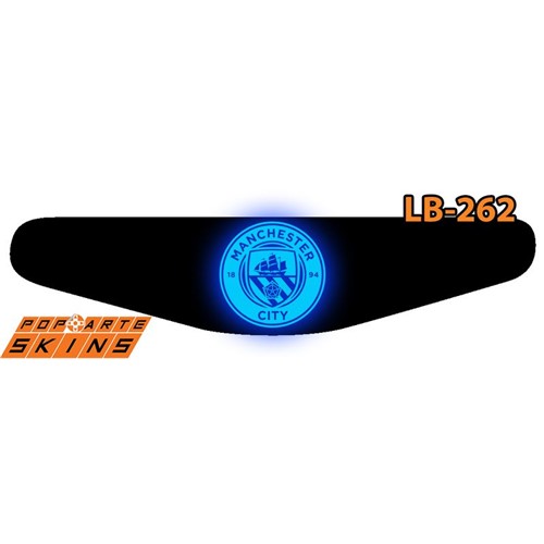 Ps4 Light Bar - Manchester City FC Adesivo Brilhoso