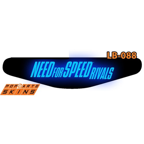 Ps4 Light Bar - Need For Speed Rivals Adesivo Brilhoso