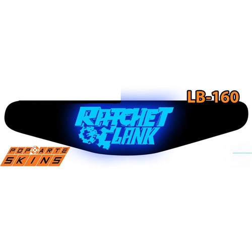 Ps4 Light Bar - Ratchet & Clank Adesivo Brilhoso