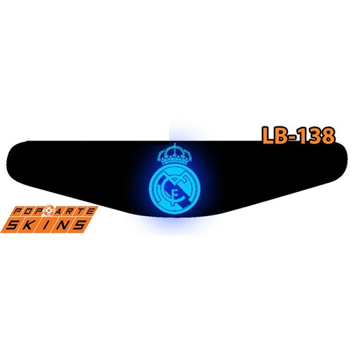 Ps4 Light Bar - Real Madrid Adesivo Brilhoso