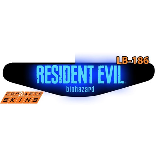 Ps4 Light Bar - Resident Evil 7: Biohazard Adesivo Brilhoso