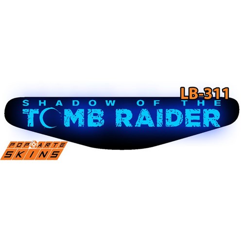 Ps4 Light Bar - Shadow Of The Tomb Raider Adesivo Brilhoso