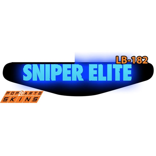 Ps4 Light Bar - Sniper Elite 4 Adesivo Brilhoso