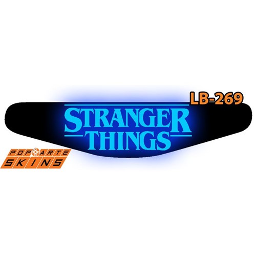 Ps4 Light Bar - Stranger Things Adesivo Brilhoso