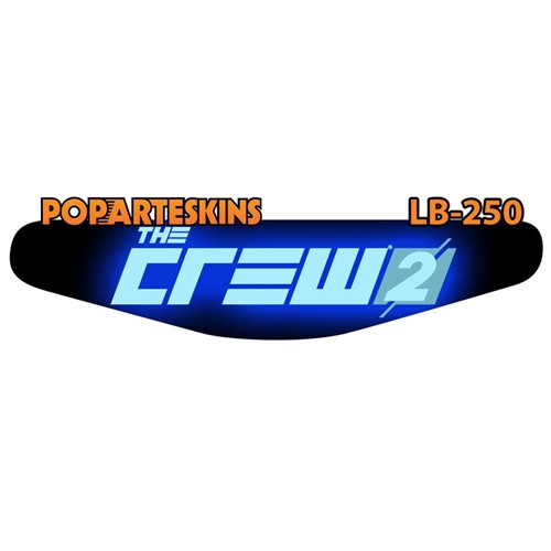 Ps4 Light Bar - The Crew 2 Adesivo Brilhoso