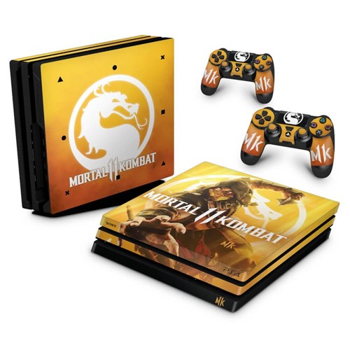 PS4 Pro Skin - Mortal Kombat 11 Adesivo Brilhoso