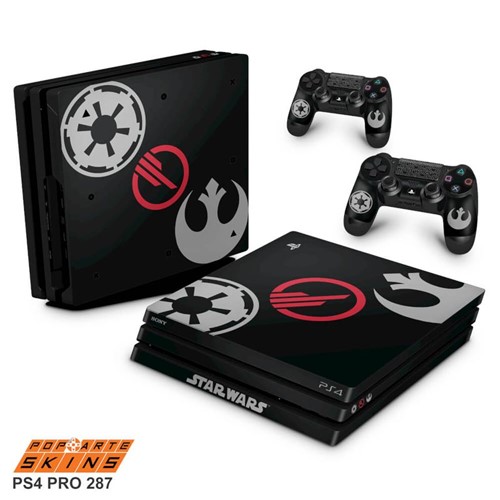 Ps4 Pro Skin - Star Wars Battlefront 2 Edition Adesivo Brilhoso