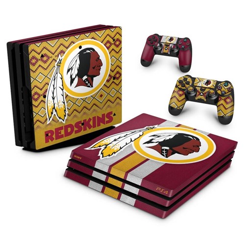 PS4 Pro Skin - Washington Redskins NFL Adesivo Brilhoso