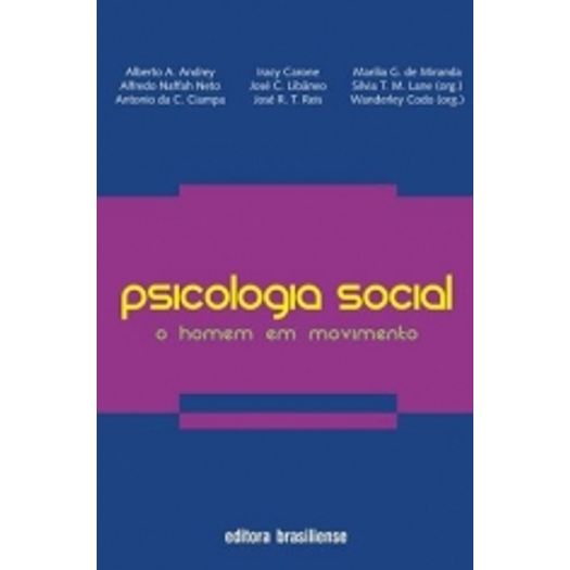 Psicologia Social - o Homem em Movimento - Brasiliense