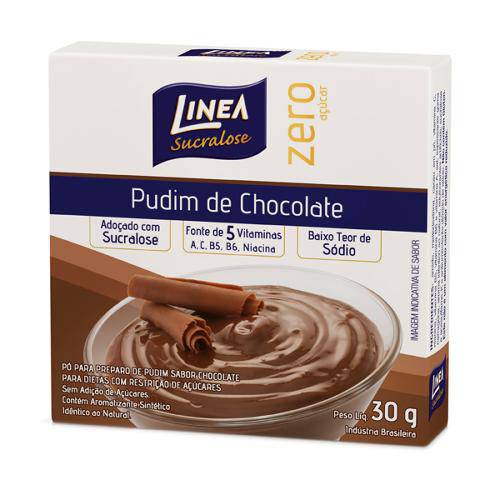 Pudim Linea Sucralose Sabor Chocolate