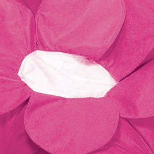 Puff Flower Courino Rosa - Stay Puff