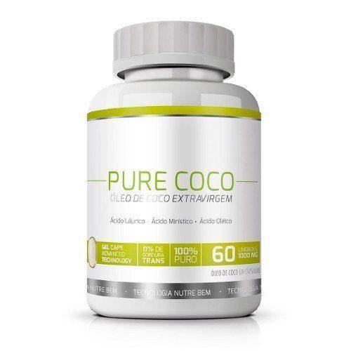 Pure Coco - Original - Óleo Coco Extra Virgem 100% - Emagrecedor - 01 Pote