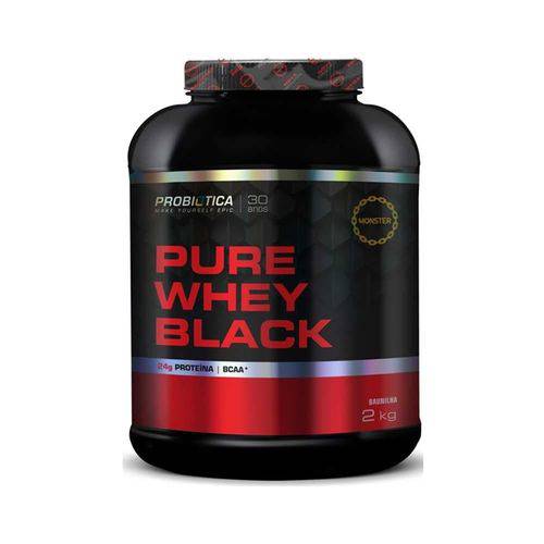 Pure Whey Black 2kg - Baunilha
