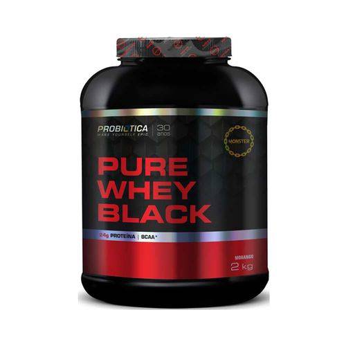 Pure Whey Black 2kg - Morango