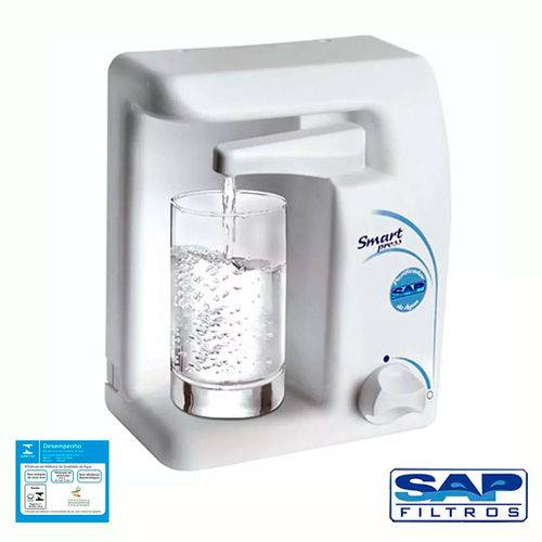 Purificador de Água Smart Press Sap Filtros + Refil Smart Press