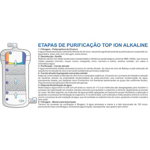 Purificador Top Life BlueOxi Água Alcalina e Ozonizada 110v ou 220v Preto