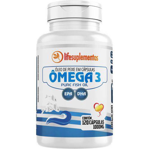 Puro ÓLEO de Peixe Omega 3 - 120CAPS 1000MG Lifesuplementos Melcoprol