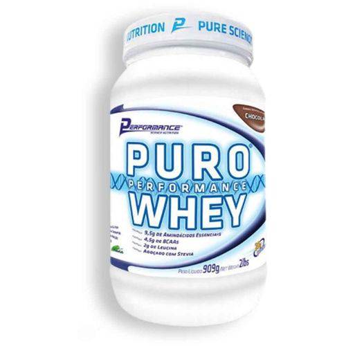 Puro Whey Protein Sabor Chocolate 909g - Performance