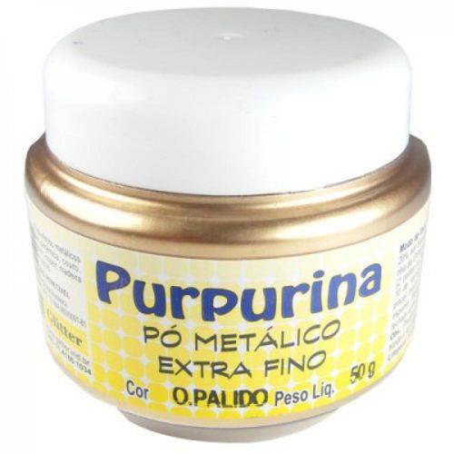 Purpurina - 50g - Ouro Pálido - Glitter