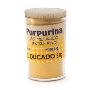 Purpurina em Pó Extra Fino Ouro Ducado 5 G