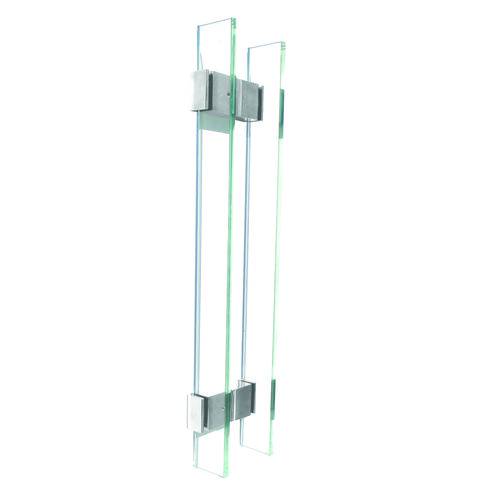 Puxador de Vidro para Porta 80 Cm Incolor Brilhante Premier