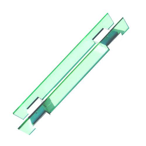 Puxador de Vidro para Portas 80 Cm Verde Auto Brilho