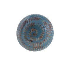 Puxador Indiano de Cerâmica Azul e Marron, para Móvel- Amecasa