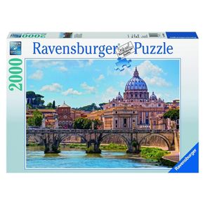 Puzzle 2000 Peças a Ponte dos Anjos, Roma - Ravensburger - Importado