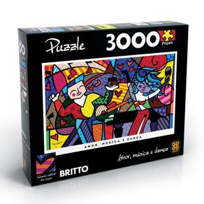 Puzzle 3000 Peças Romero Britto