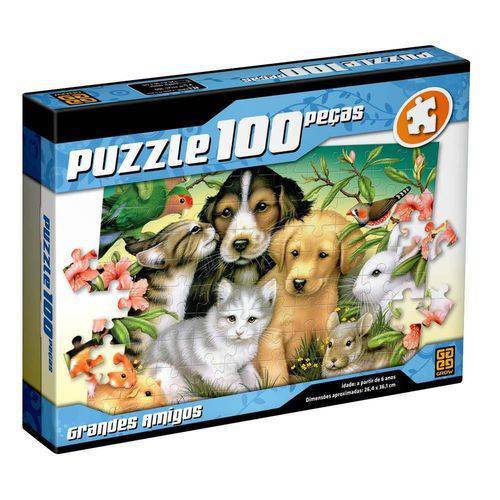 Puzzle 100 Peças Grandes Amigos Grow 2628