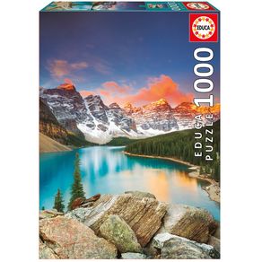 Puzzle 1000 Peças Lago Moraine Canadá - Educa - Importado