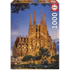 Puzzle 1000 Peças Sagrada Família - Educa - Importado