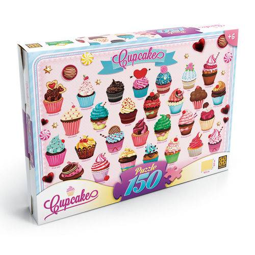 Puzzle 150 Peças Cupcakes