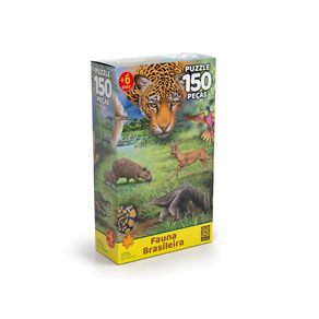 Puzzle 150 Peças Fauna Brasileira