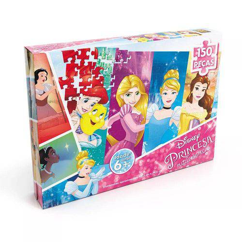 Puzzle 150 Peças Princesas Disney Grow
