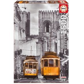 Puzzle 1500 Peças Bairro de Alfama, Lisboa - Educa - Importado