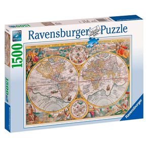 Puzzle 1500 Peças Mapas e Descobertas - Ravensburger - Importado