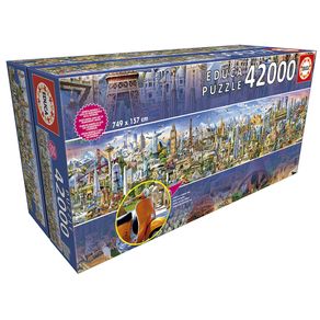 Puzzle 42000 Peças a Volta ao Mundo - Educa - Importado
