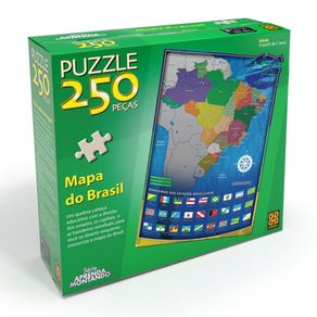 Puzzle 250 Peças Mapa do Brasil