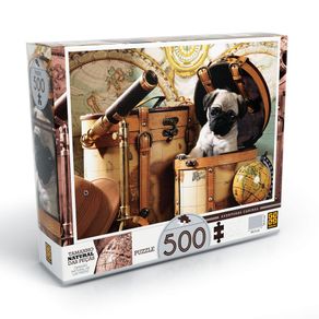 Puzzle 500 Peças Aventuras Caninas